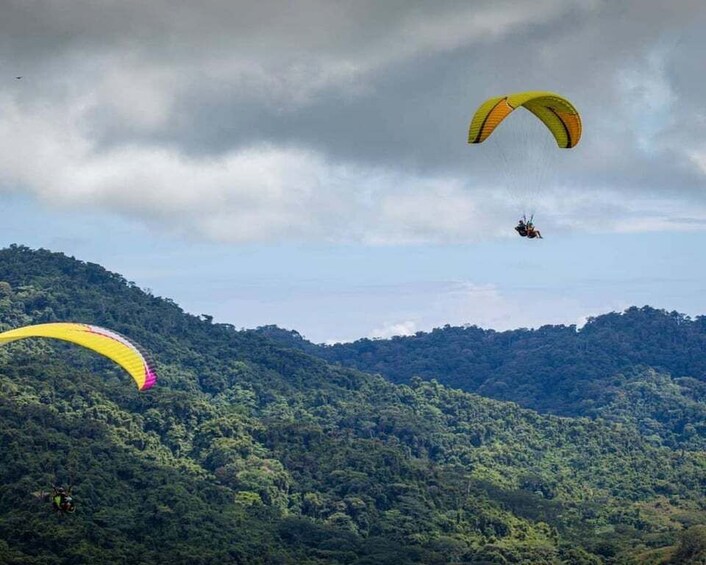 Picture 2 for Activity Jaco: Paragliding Flight over Tropical Forest 900 ft flight