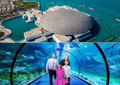 Value Offer: Louvre Abu Dhabi + National Aquarium + eSIM