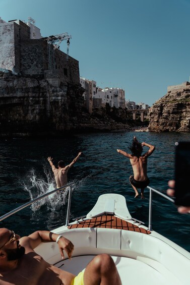 Picture 3 for Activity Polignano: PRIVATE boat cruise to the caves with aperitif