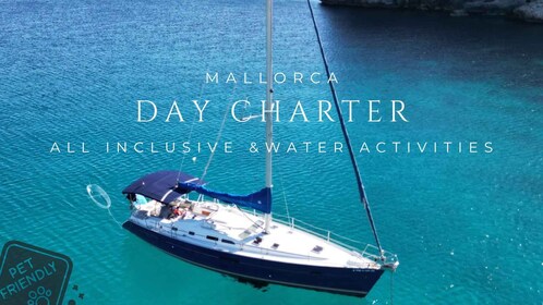 Palma Bay: Sailing Boat Trip W/ Water Toys Snacks & Drinks