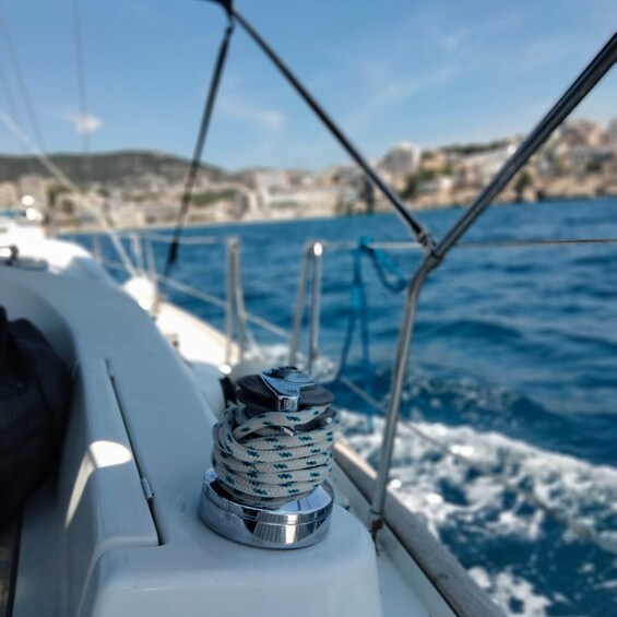 Picture 9 for Activity Palma Bay: Sailing Boat Trip w/ Water Toys, Snacks & Drinks