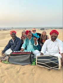 Away from the Crowd Dinner on dunes/ In Non Touristic Desert