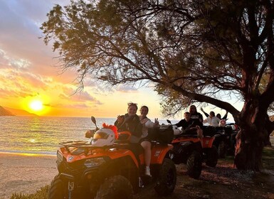 Crete: Sunset Quad Safari to Discover Authentic Backland