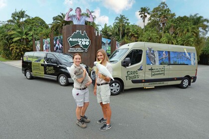 Depuis Brisbane : le zoo d'Australie et les délices de la côte