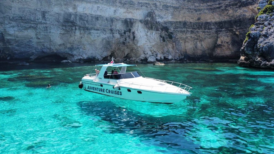 From Valetta: Private Comino and Gozo Boat Charter