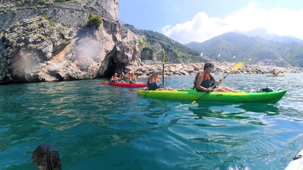 Picture 13 for Activity Amalfi: Kayak/Snorkel Tour to Pandora Cave with Lemon Spritz