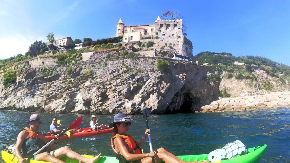 Picture 18 for Activity Amalfi Coast: Kayak Tour to Pandora Cave with Aperitif