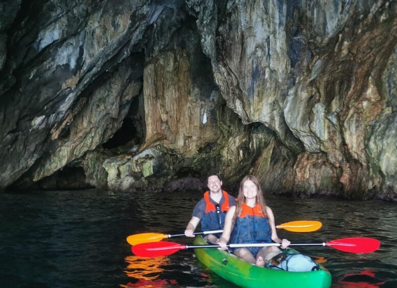 Picture 5 for Activity Amalfi: Kayak/Snorkel Tour to Pandora Cave with Lemon Spritz