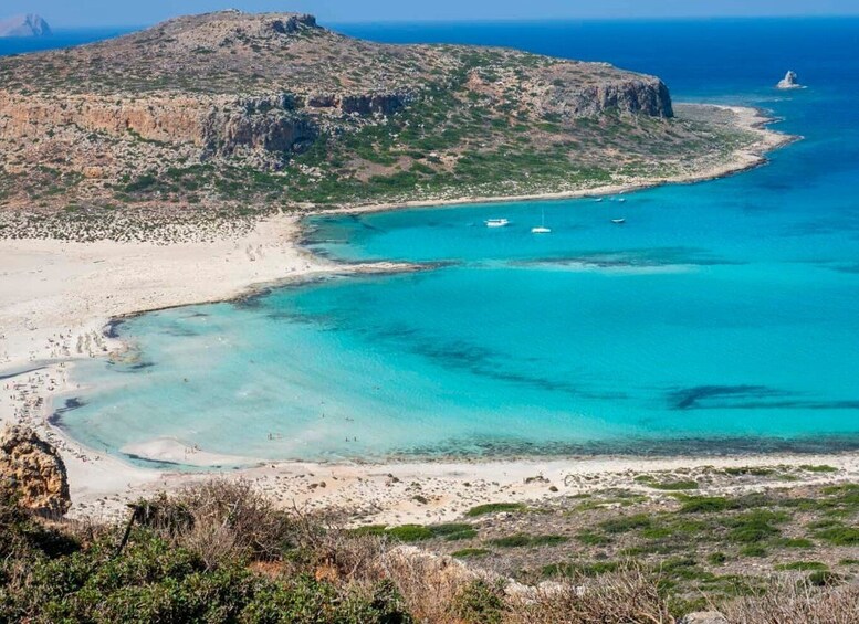 From Chania: Boat Tour to Balos Lagoon & Gramvousa Island