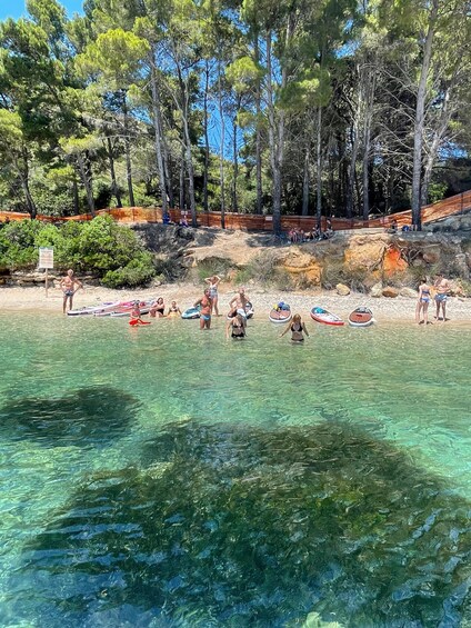Picture 2 for Activity San Teodoro: Stand Up Paddleboard Tour with a Snack