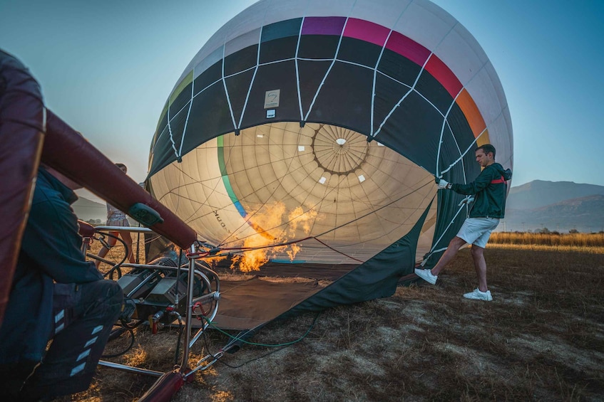Heraklion: Sunrise Balloon Flight & Sunset Catamaran Cruise