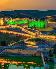 Jaipur : Spectacle son et lumière du soir au fort d'Amber