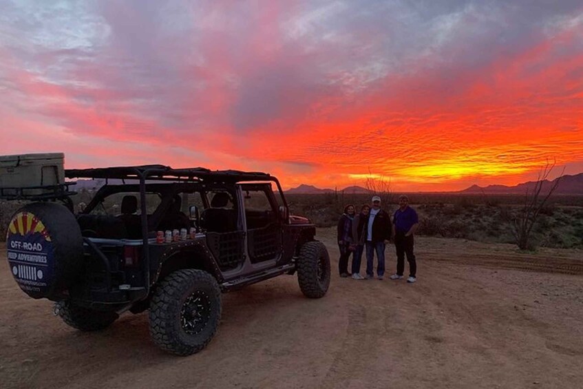 Picture 3 for Activity Sonoran Desert: Sunset Jeep Tour with Tonto National Forest