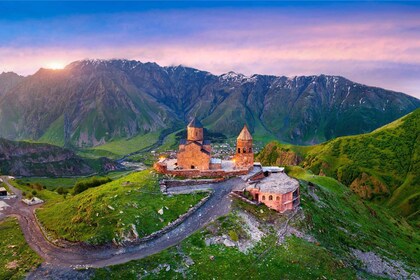 From Tbilisi: Guided Day Trip to Ananuri, Gudauri, & Kazbegi