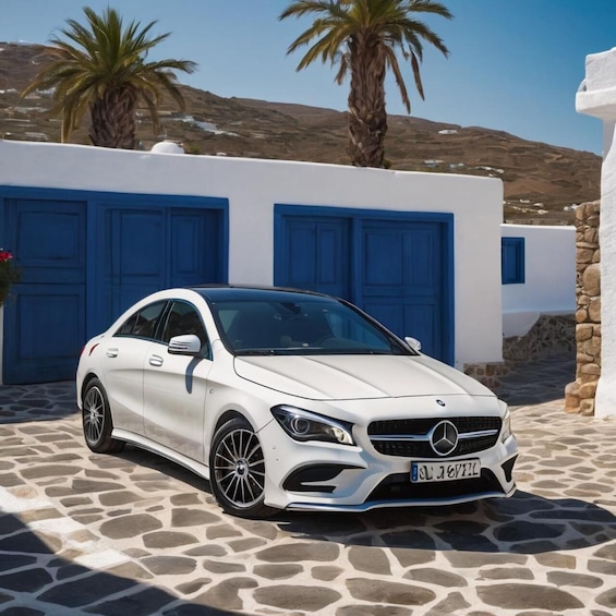 Picture 4 for Activity Private Transfer: Mykonos Port to your hotel with Sedan
