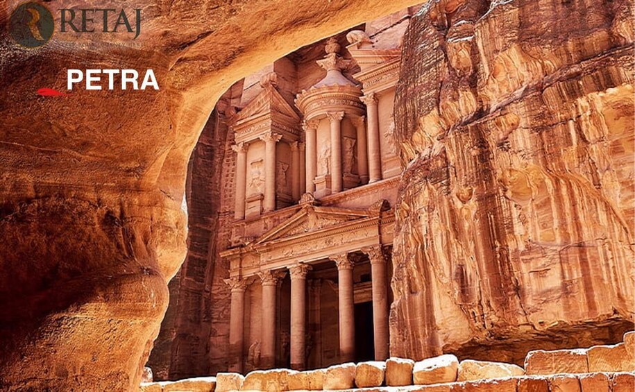 2Days Petra Wadi Rum night and Baptisim site 2hours tour