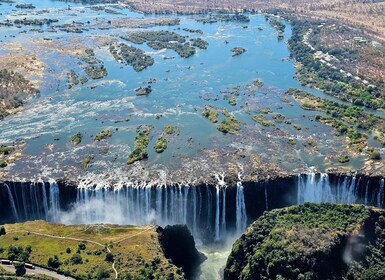 Dagsutflykt: Victoria Falls Tour, lunch och lyxig solnedgångskryssning