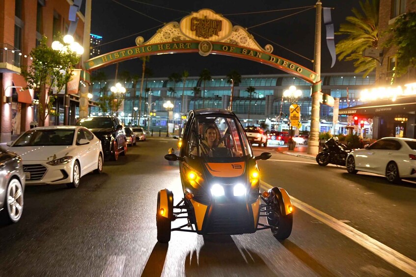 Picture 6 for Activity San Diego: Coronado Island Electric GoCar Night Tour