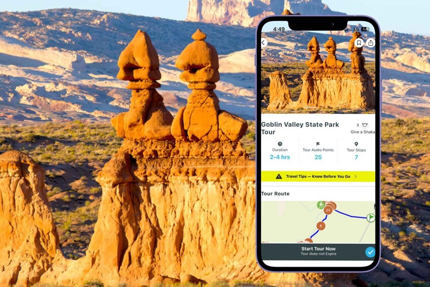 Utah: App-Based Goblin Valley State Park Audio Guide