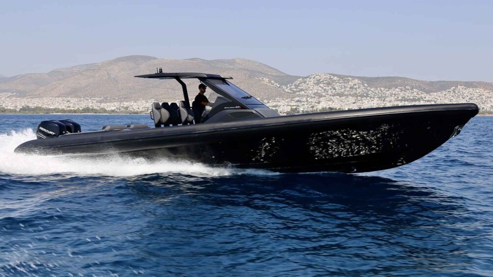 Picture 1 for Activity Santorini: Ios & Mykonos Private Speedboat Cruise