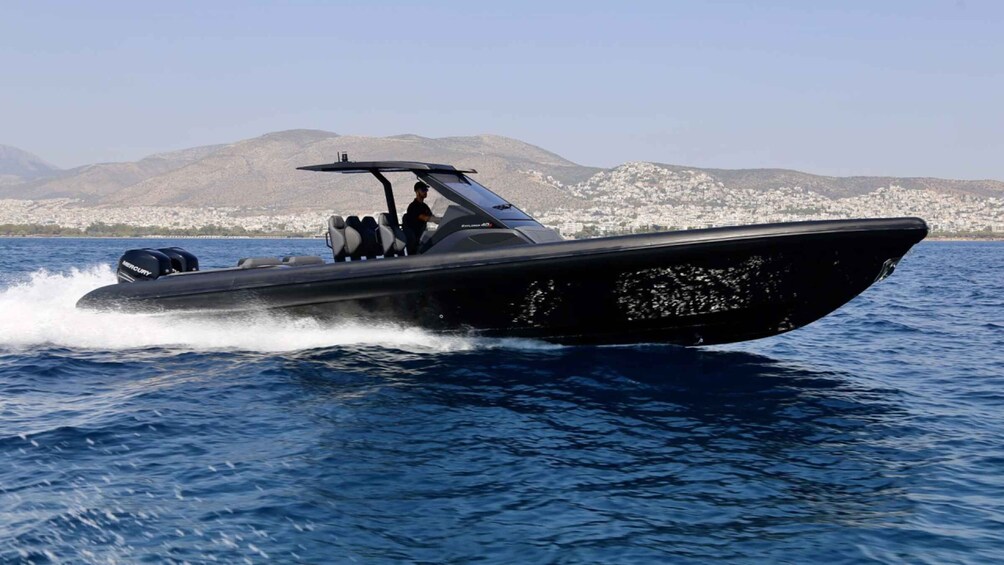 Picture 1 for Activity Santorini: Ios & Mykonos Private Speedboat Cruise