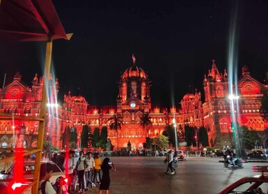 Mumbai Private Nightlife Sightseeing Tour with Food & Pickup