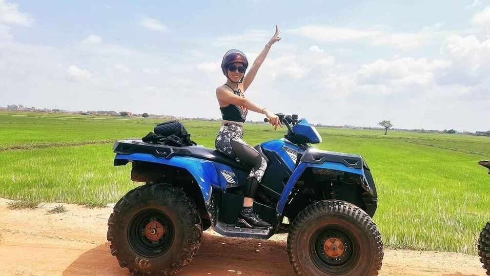 From Siem Reap: Sunset Quad Bike Tour in Countryside