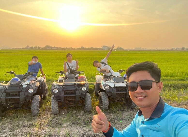 Picture 4 for Activity From Siem Reap: Sunset Quad Bike Tour in Countryside