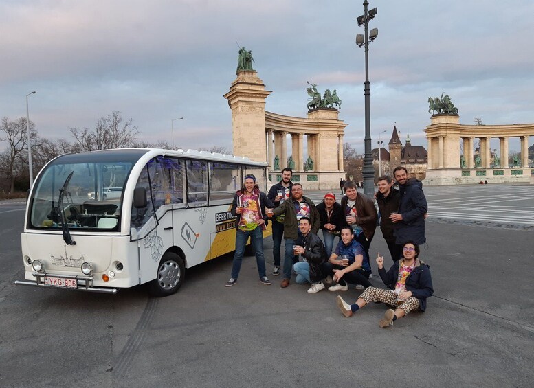 Picture 9 for Activity Budapest: BeerBus Sightseeing Party Tour