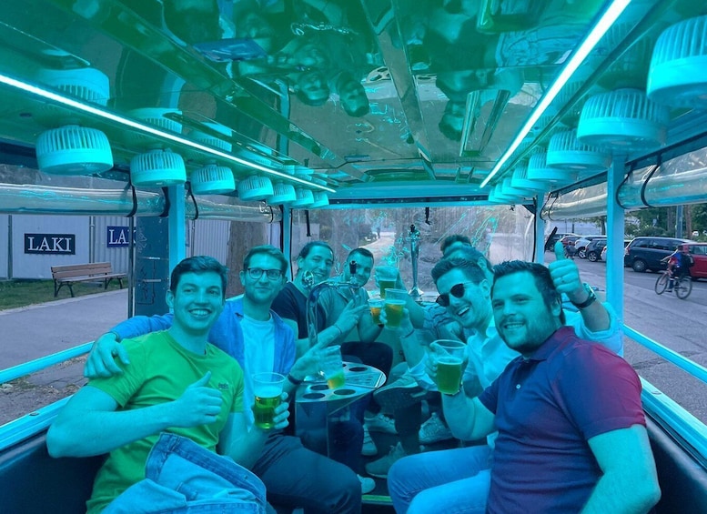 Picture 1 for Activity Budapest: BeerBus Sightseeing Party Tour