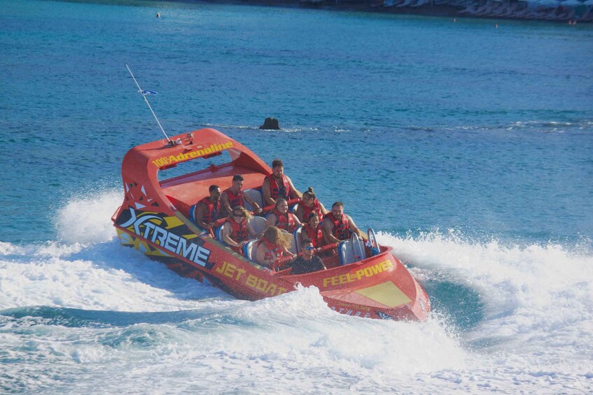 Picture 4 for Activity Hersonissos: Jet Boat Tour with Snorkeling