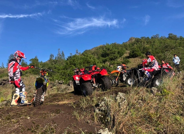 Picture 2 for Activity Bali: ATV Batur Sunrise, Lava, Pine Forest and Hot Spring