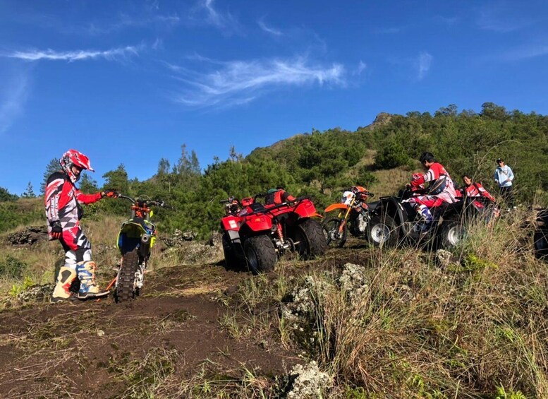 Picture 2 for Activity Bali: ATV Batur Sunrise, Lava, Pine Forest and Hot Spring