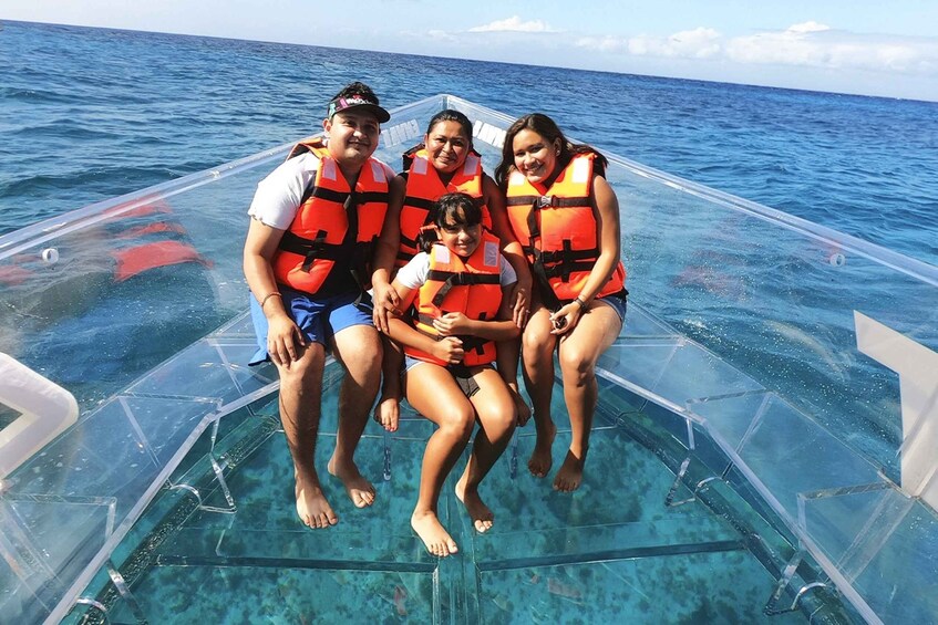 Picture 3 for Activity Cozumel: Clear Boat and Electric Scooter Ride