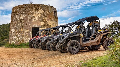 Albufeira: Ganztägige Off-Road Buggy Tour mit Mittagessen & Guide