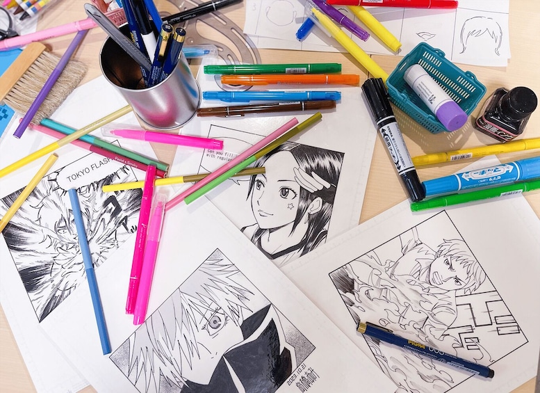 Picture 6 for Activity Tokyo: Manga Drawing Experience. (NO skills required)