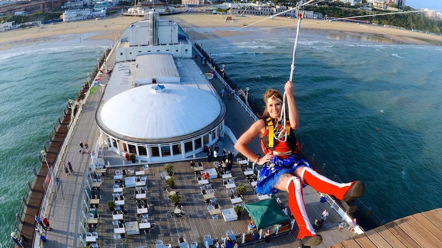 Bournemouth Pier: PierZip Entrance Ticket