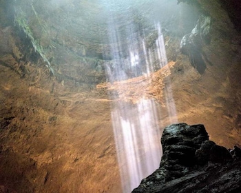 From Yogyakarta: Merapi, Jomblang Cave and Timang Beach