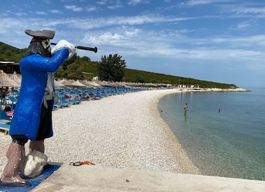 Vlorë: Sazan Island, Haxhi Ali Cave, and Karaburun Boat Tour