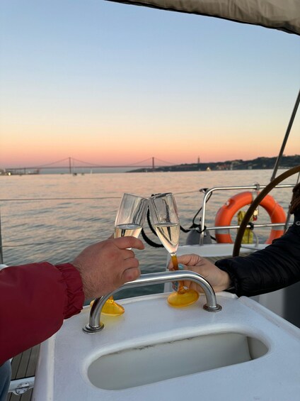 Picture 4 for Activity Lisbon: Romantic Sunset Cruise with Wine & Portuguese Tapas