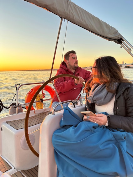 Picture 6 for Activity Lisbon: Romantic Sunset Cruise with Wine & Portuguese Tapas