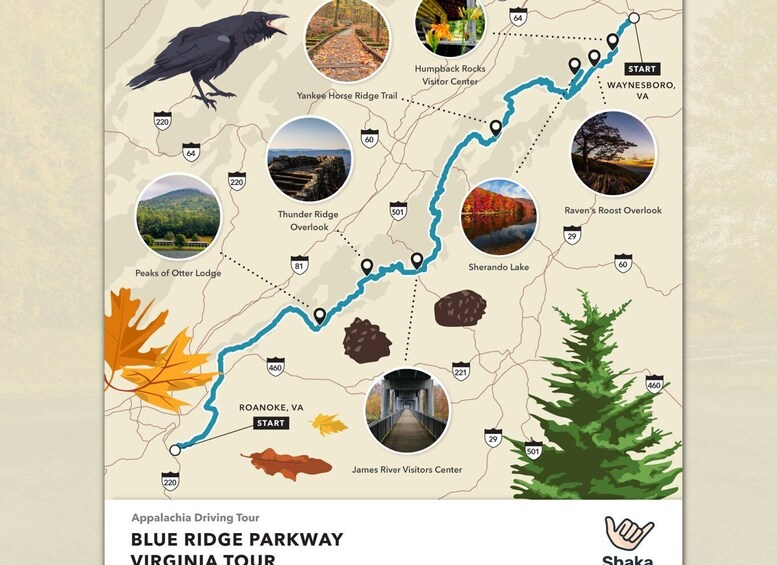 Picture 8 for Activity Blue Ridge Parkway (Virginia) Driving Tour with Audio Guide