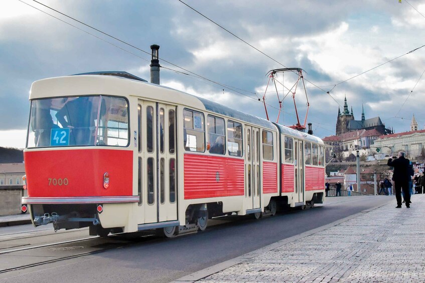 Picture 1 for Activity Prague: Hop-on Hop-Off Historical Tram Ticket for Line 42