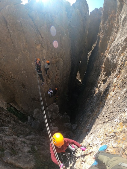 Picture 7 for Activity From Estepona: Vía Ferrata de Benalauria climbing tour