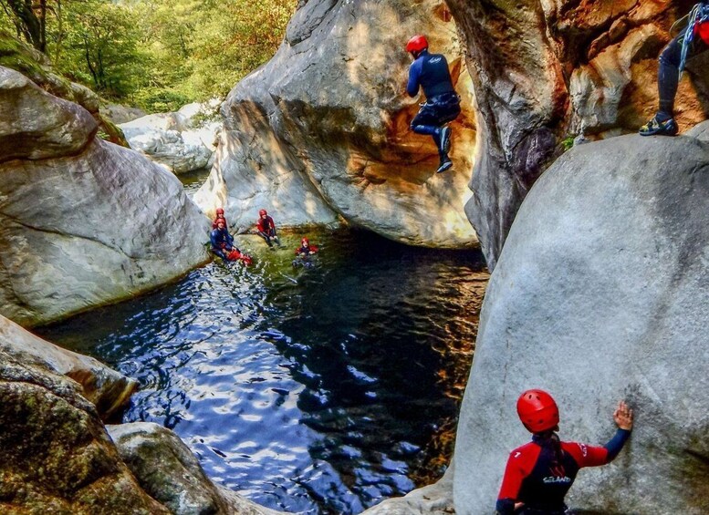 Picture 3 for Activity Tessin: Fantastic Canyoning Tour Boggera