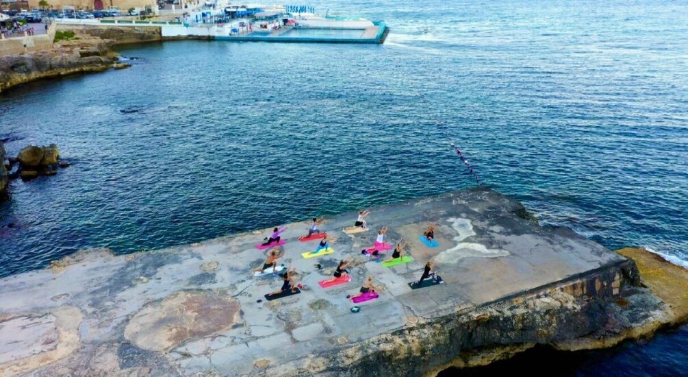 Picture 3 for Activity Beach Yoga Class and Swimming - Sliema
