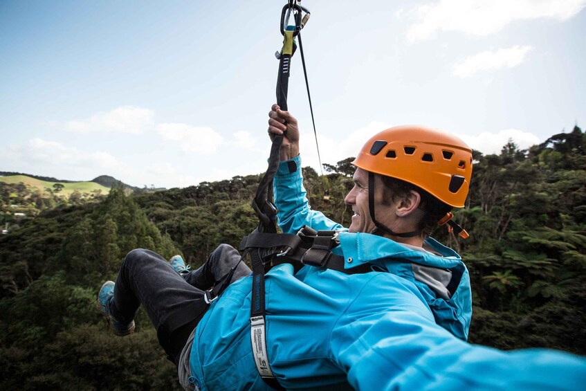 Picture 3 for Activity Coromandel: Guided Zipline Tour Experience