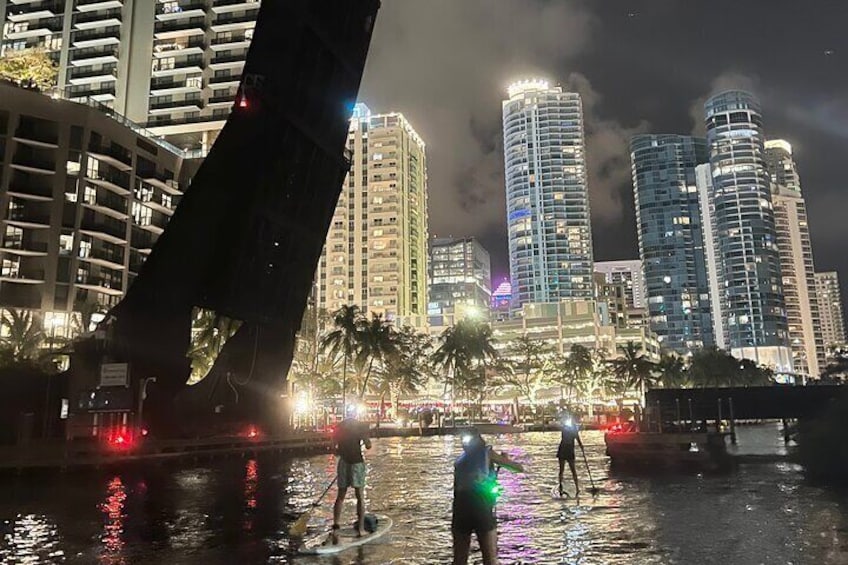 Night on Paddleboard Under the Lights Experience in Fort Lauderdale