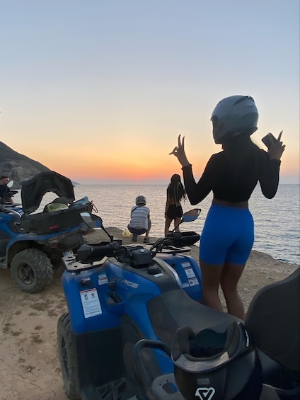 Picture 11 for Activity Agia Pelagia: Sunset or Morning Quad Tour & Ghost Town Visit