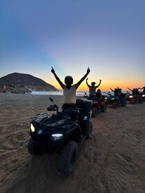 Agia Pelagia: Sunset or Morning Quad Tour & Ghost Town Visit
